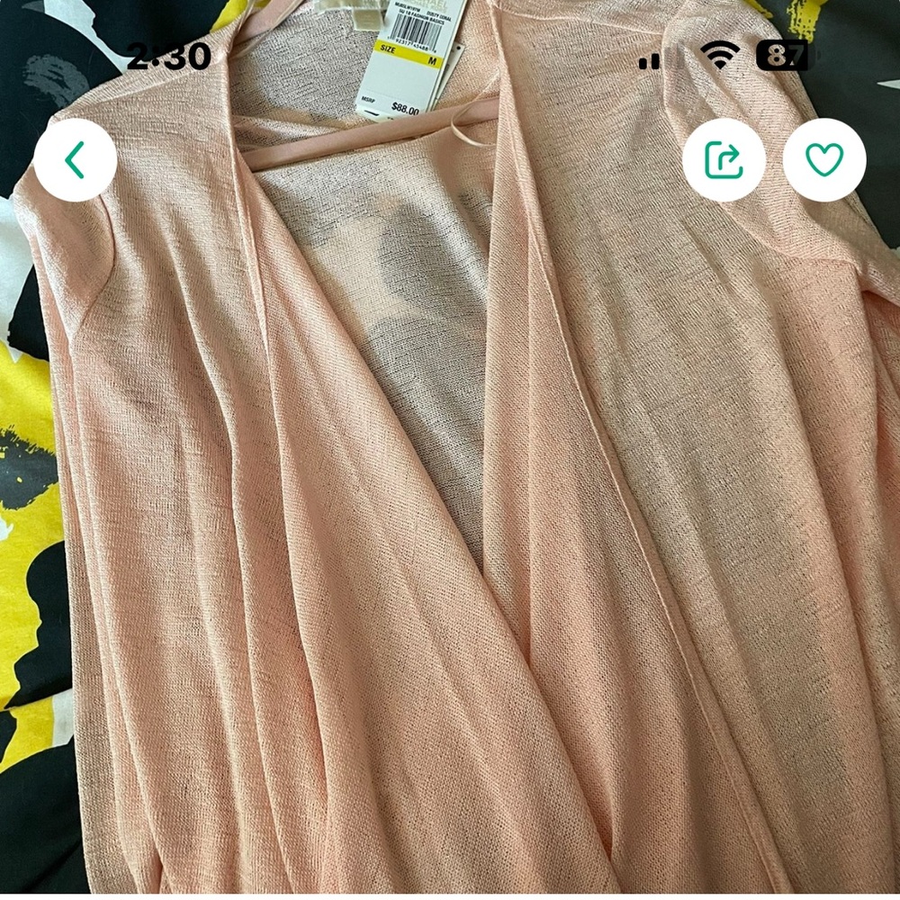 MICHAEL Michael Kors Peach Cardigan